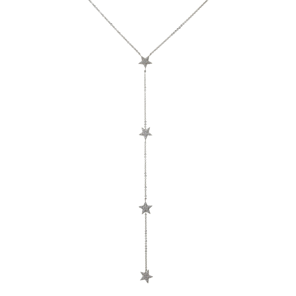 Long Mini Star Y Casual Necklace