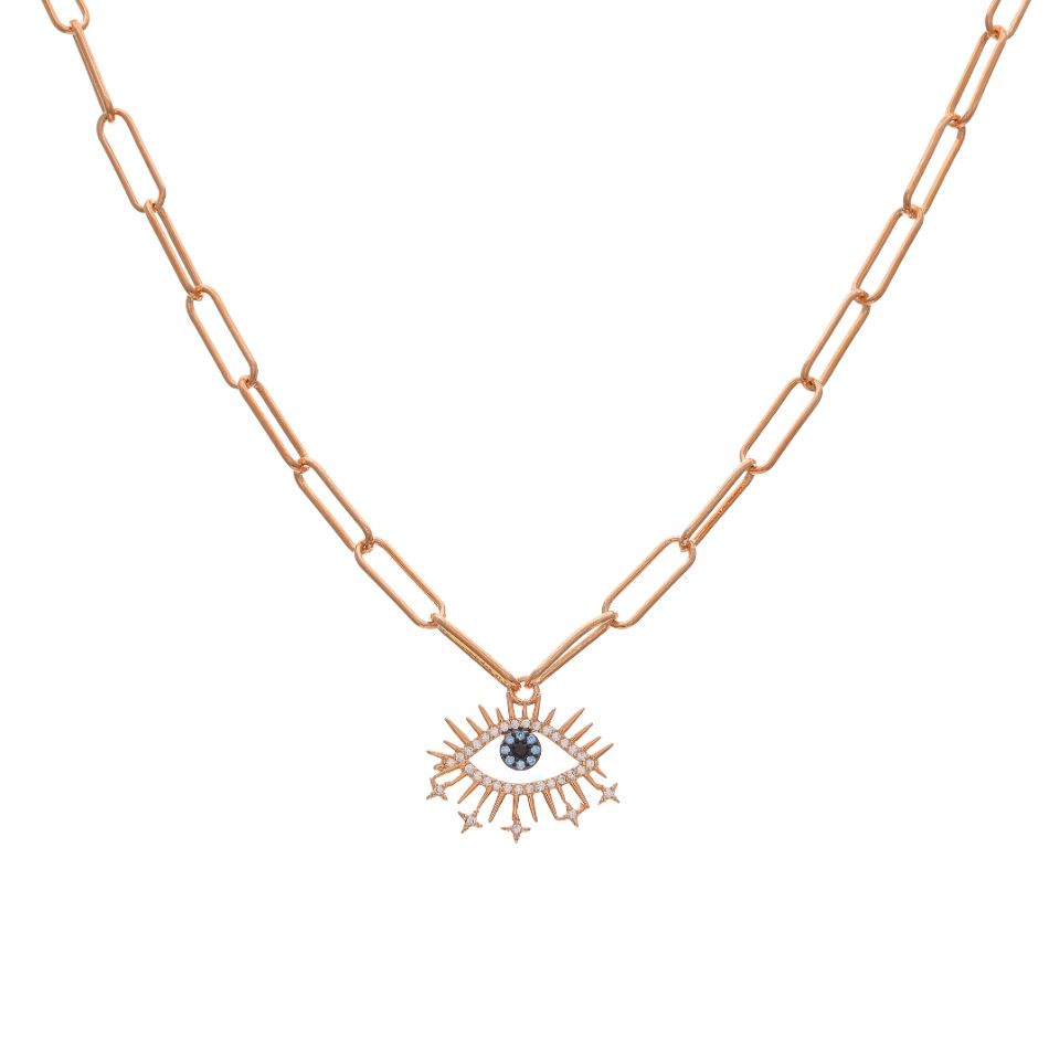 Siana Eye Casual Chain Necklace