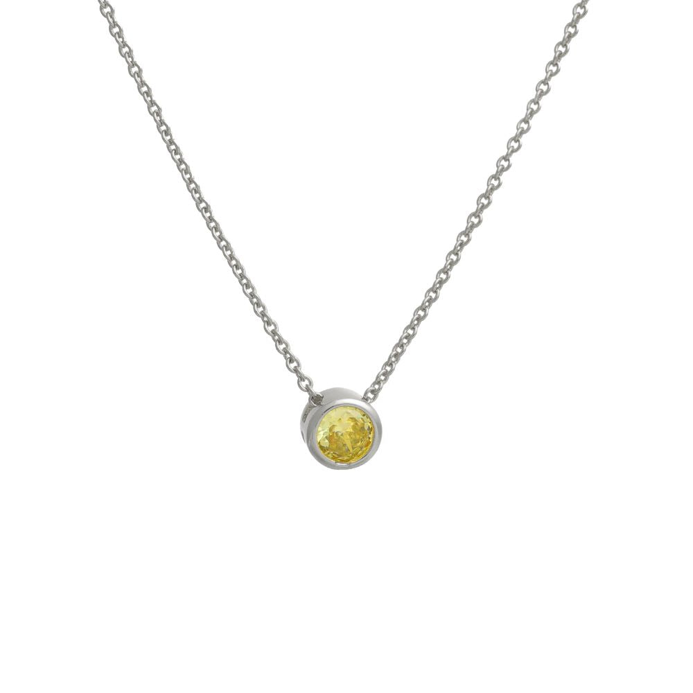 Bright Dot White Casual Necklace