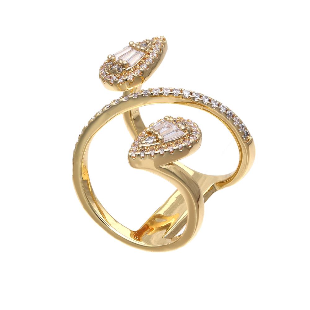 Senior Double Solitaire Ring