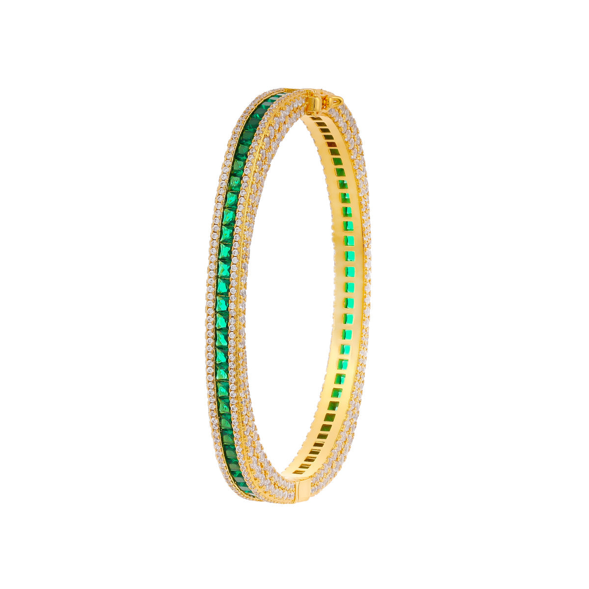 Square Blush Yellow Mixed Evening Bracelet