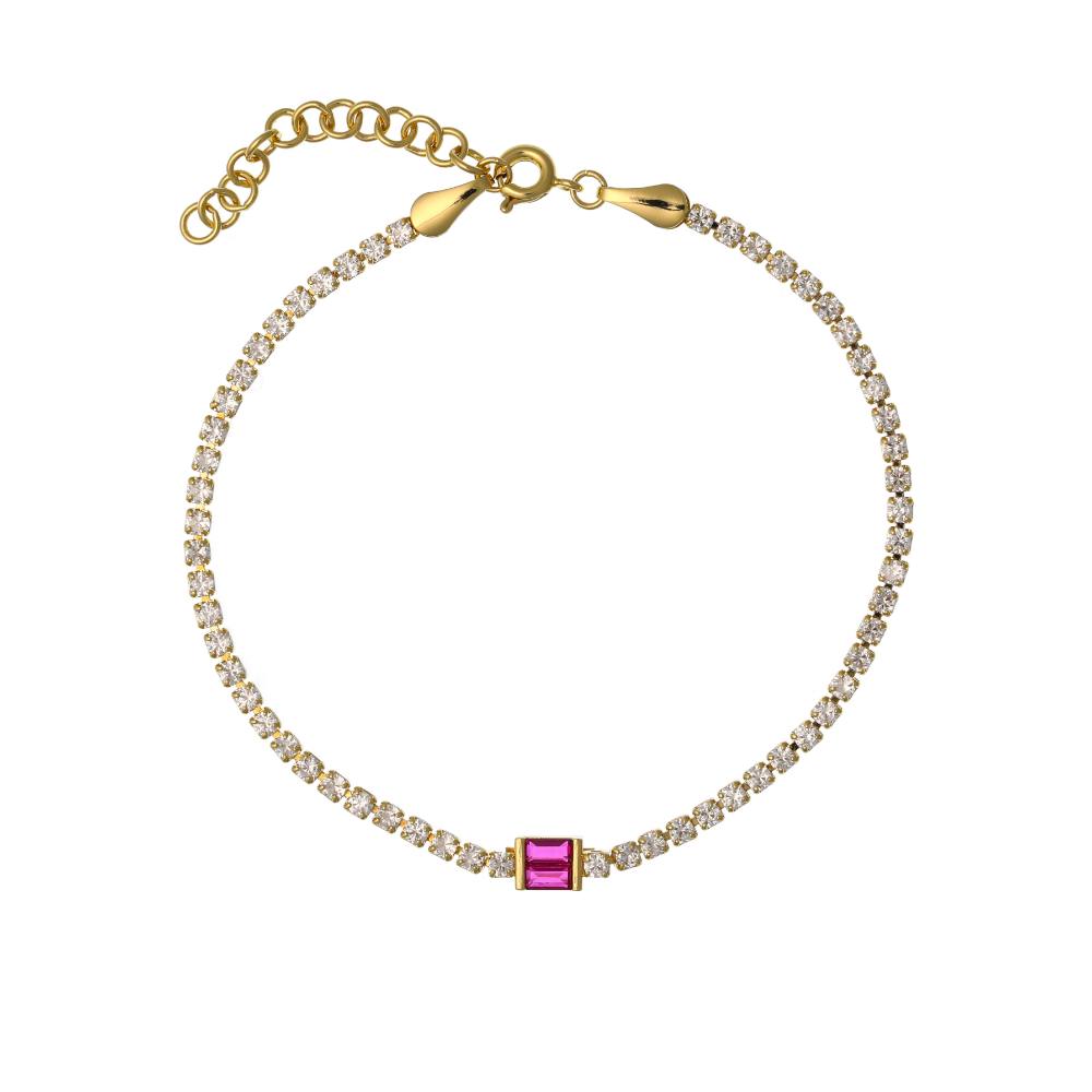 Single Glam Yellow Casual Bracelet