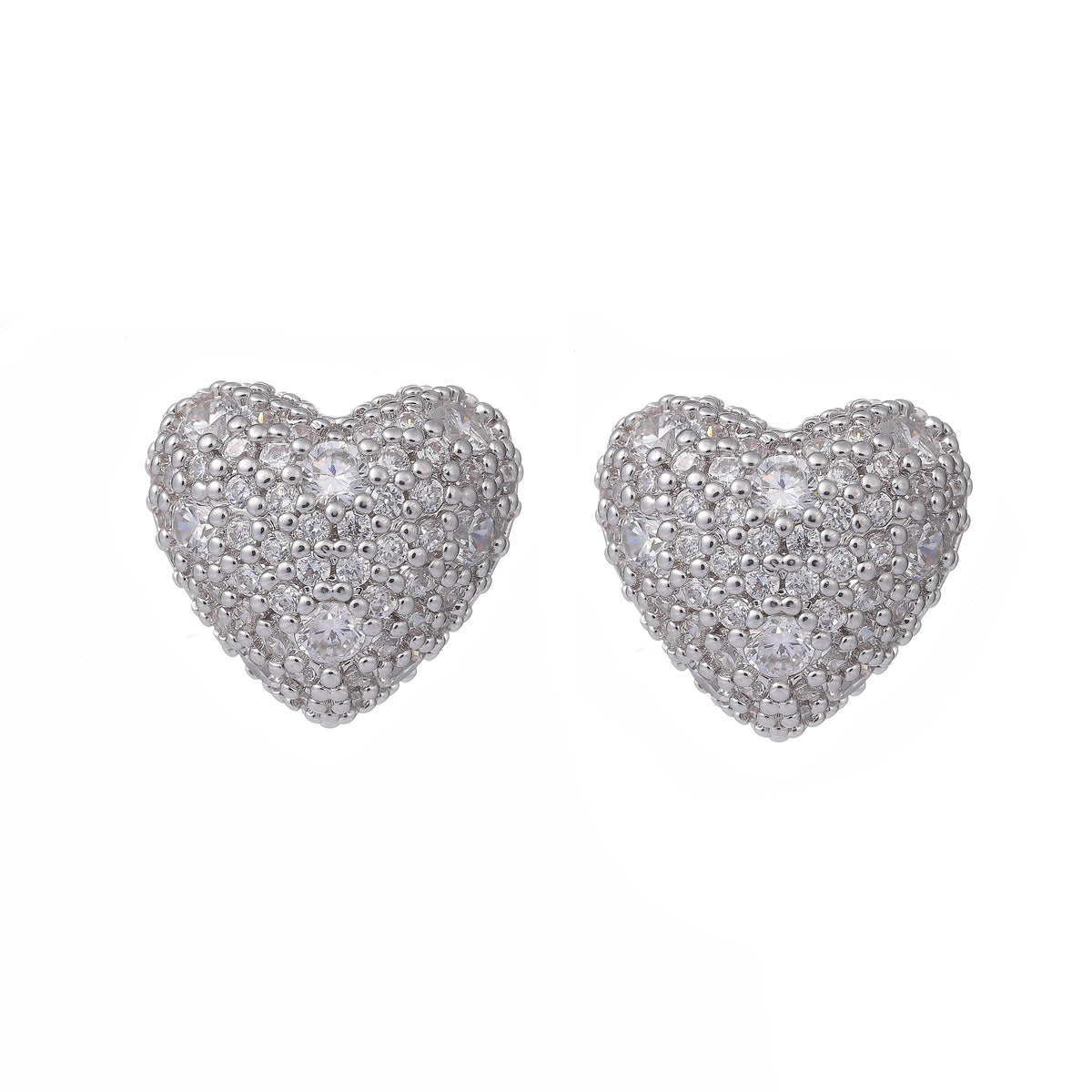 Luxe Heart Casual Earrings