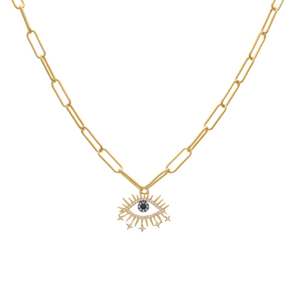 Siana Eye Casual Chain Necklace