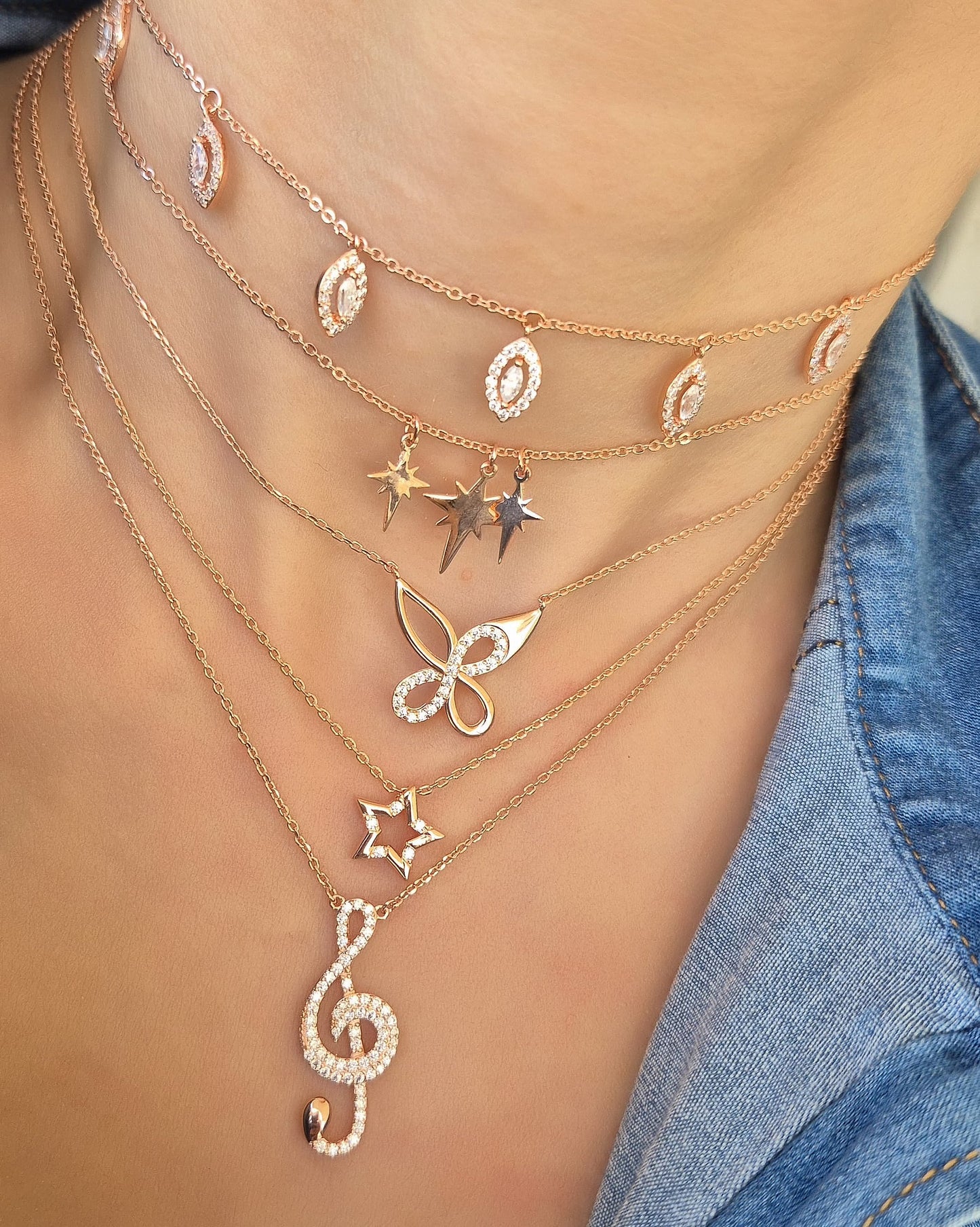 Artistic Butterfly Casual Necklace