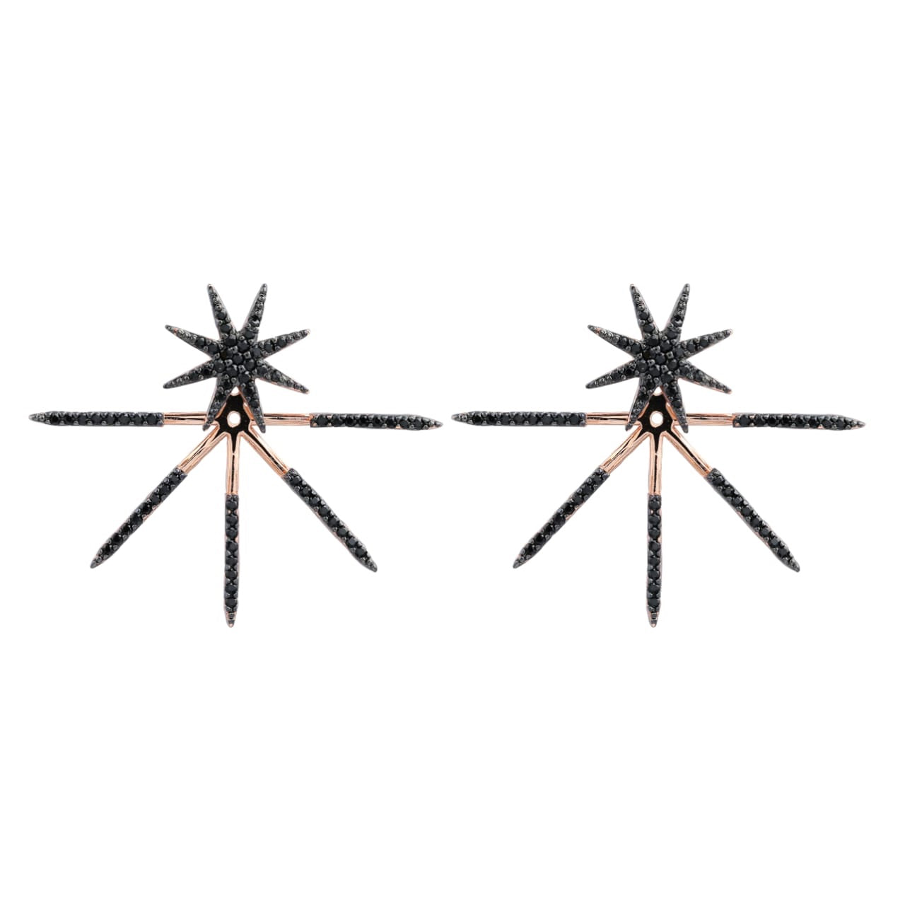 Star Spark Floating Casual Earrings