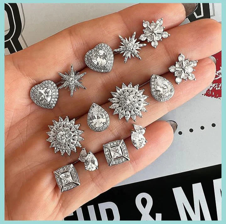 Display of Earring from SK Bijoux Qatar