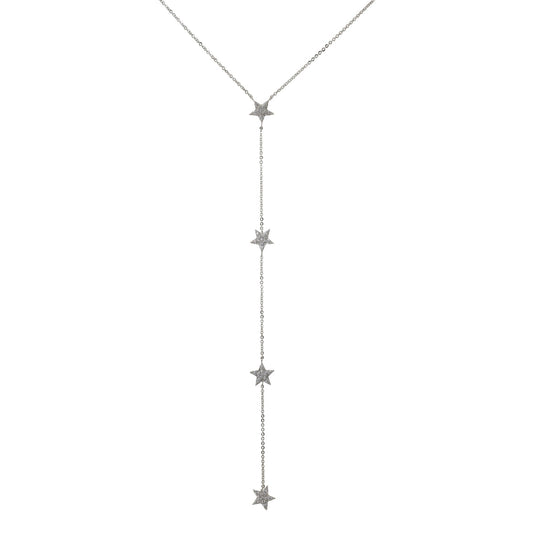 Long Mini Star Y Casual Necklace