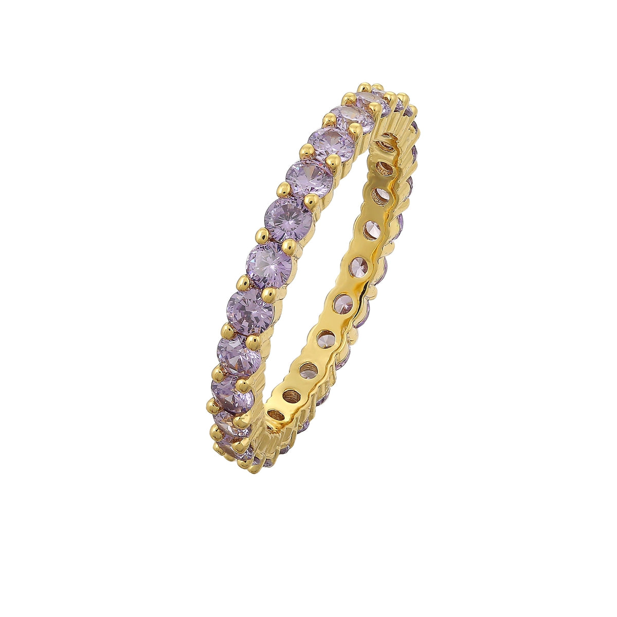 Mini Stone Colored Alliance Ring