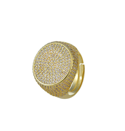 Clusky Round Casual Ring