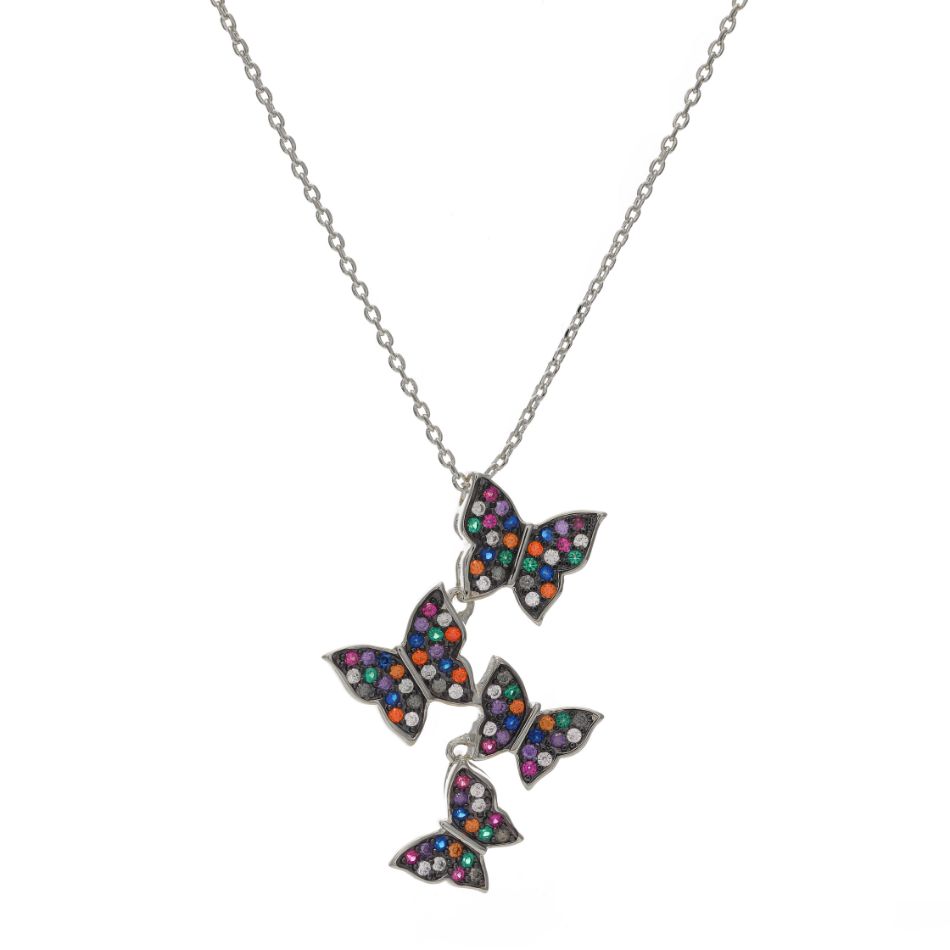 Butterflies Drops Casual Necklace
