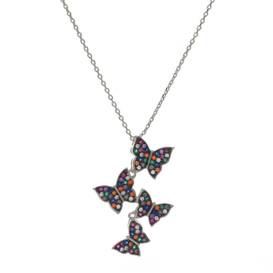 Butterflies Drops Casual Necklace