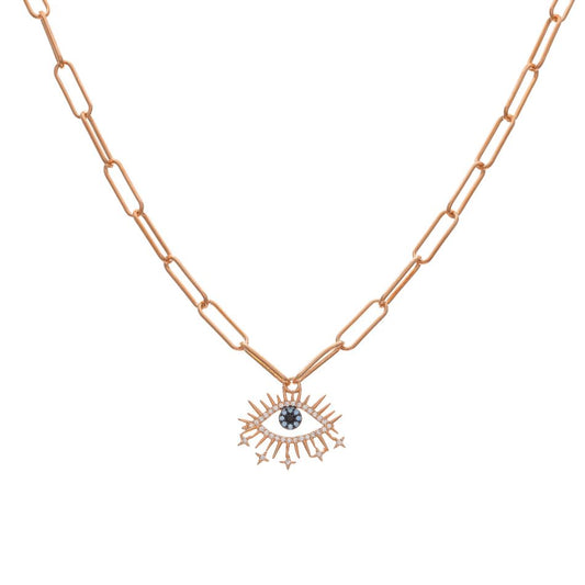 Siana Eye Casual Chain Necklace