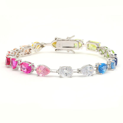 Exie 0.25Ct Rainbow Tennis Bracelet