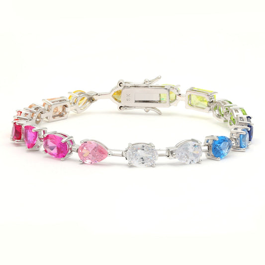 Exie 0.25Ct Rainbow Tennis Bracelet