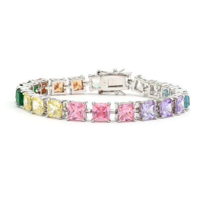 Lucia 0.5Ct Rainbow Tennis Bracelet