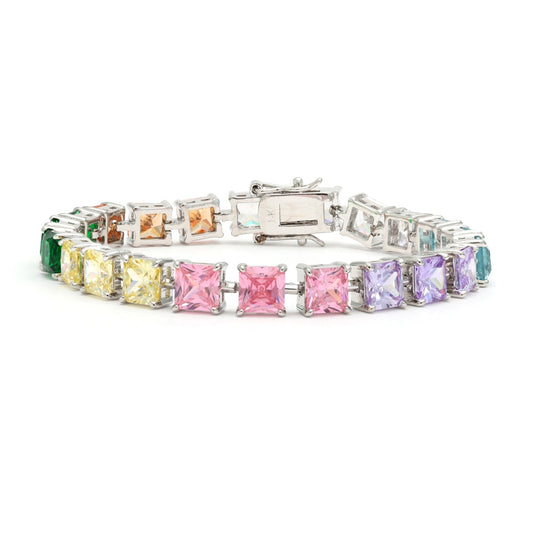 Lucia 0.5Ct Rainbow Tennis Bracelet
