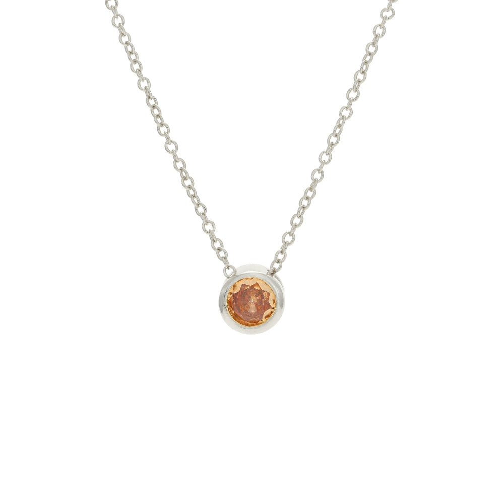 Bright Dot White Casual Necklace