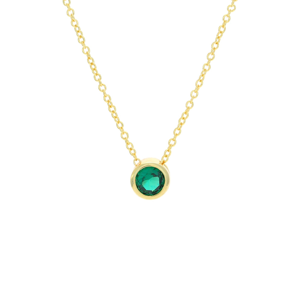 Bright Dot Yellow Casual Necklace
