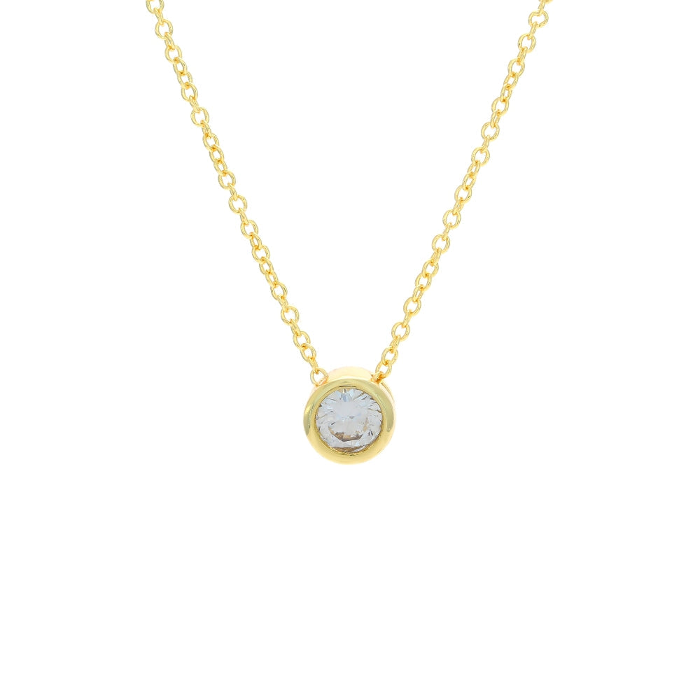 Bright Dot Yellow Casual Necklace