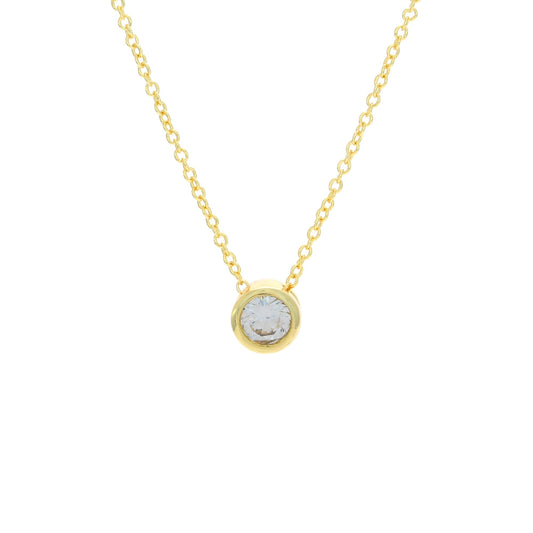 Bright Dot Yellow Casual Necklace