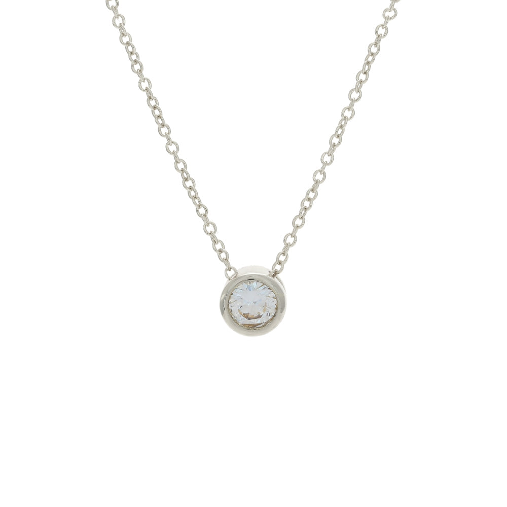 Bright Dot White Casual Necklace