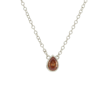Nostalgic Teardrop White Casual Necklace