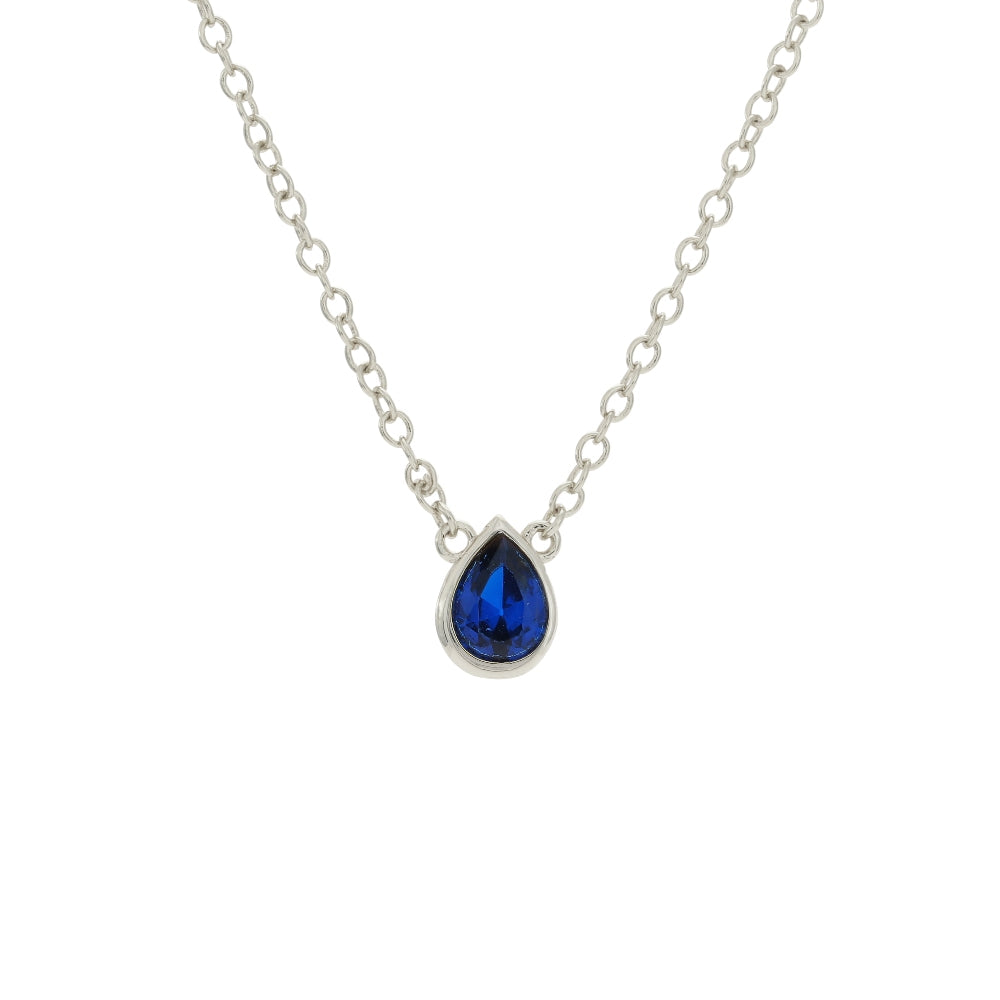 Nostalgic Teardrop White Casual Necklace