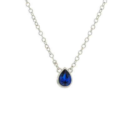 Nostalgic Teardrop White Casual Necklace