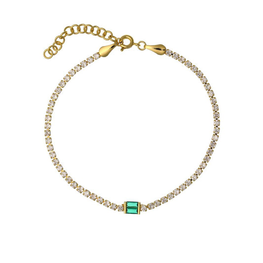 Single Glam Yellow Casual Bracelet