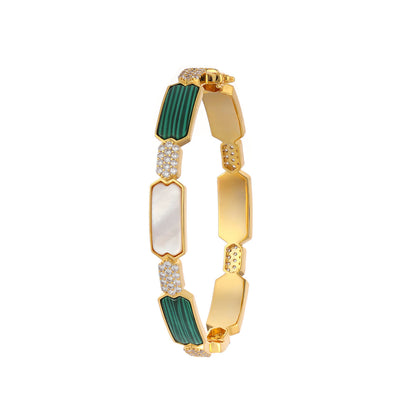 Soleil Yellow Casual Bangle Bracelet