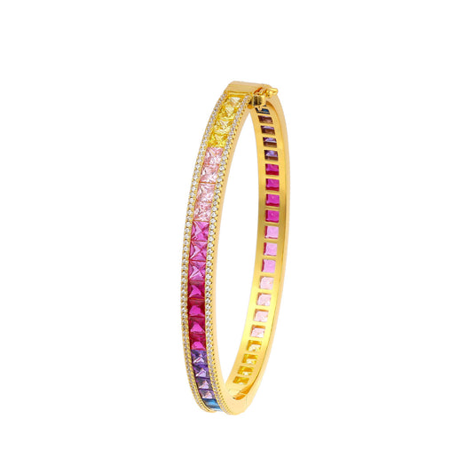 Andrea Rainbow Bangle Bracelet