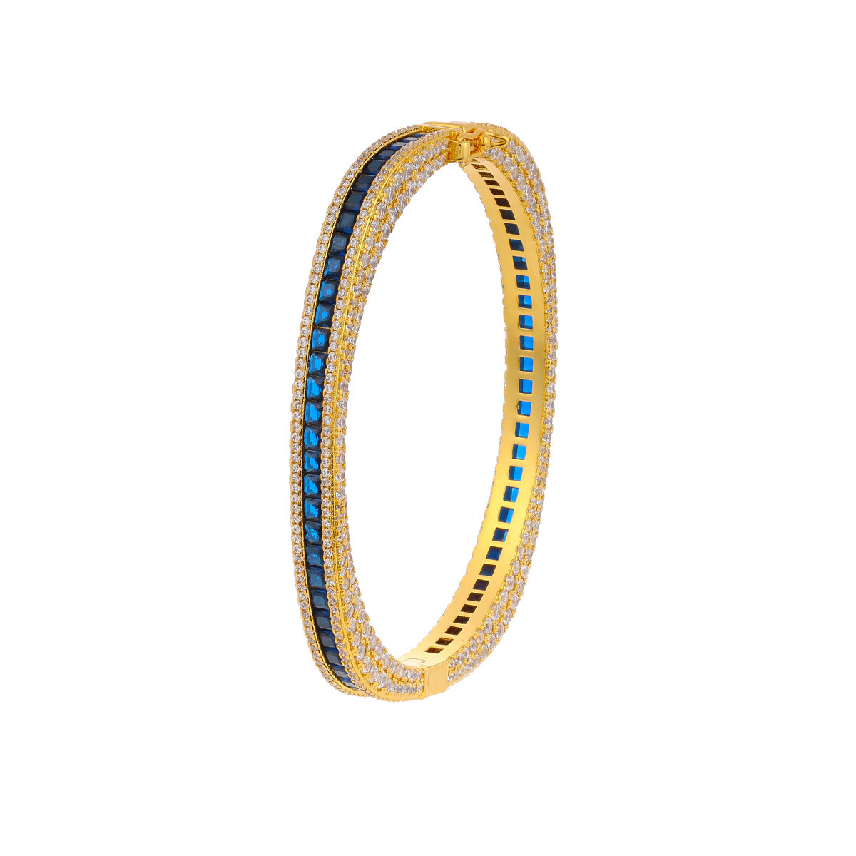 Square Blush Yellow Mixed Evening Bracelet