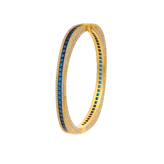 Square Blush Yellow Mixed Evening Bracelet