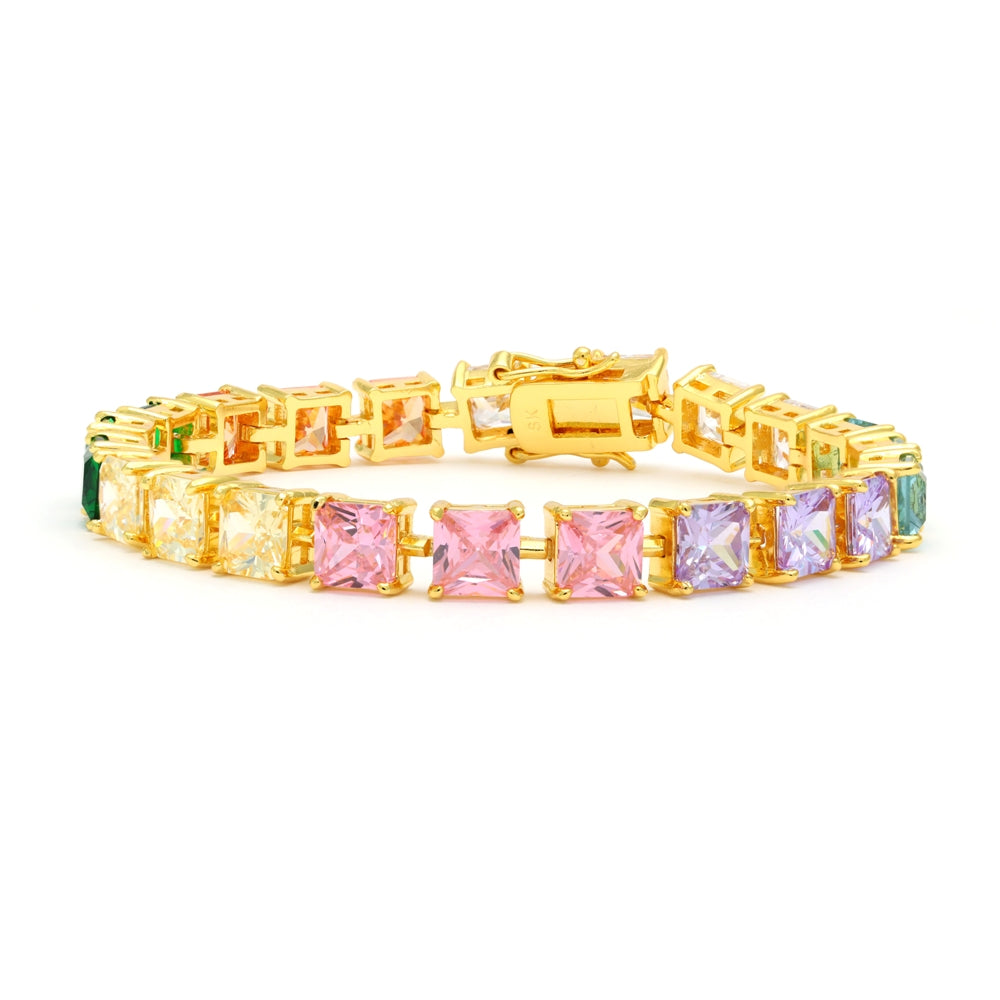 Lucia 0.5Ct Rainbow Tennis Bracelet