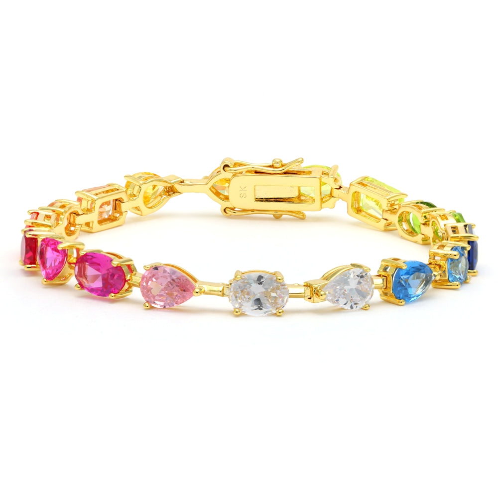 Exie 0.25Ct Rainbow Tennis Bracelet
