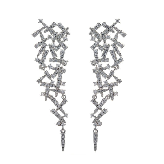 Bridget Artistic Evening Earrings