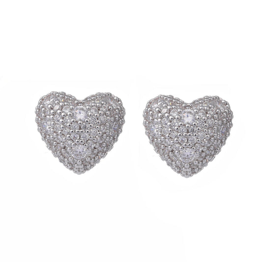 Luxe Heart Casual Earrings