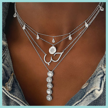 Precious Gems Casual Drop Necklace