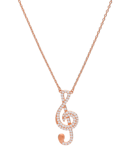 Music Note Casual Necklace