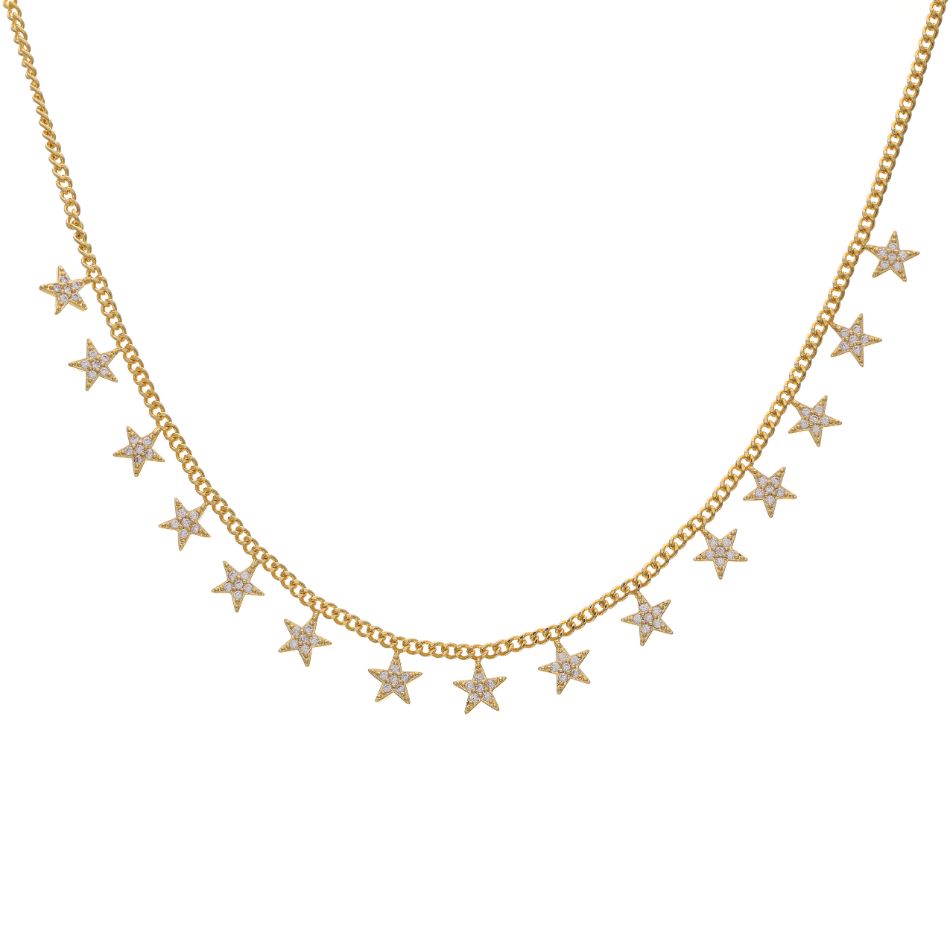All The Way Stars Casual Choker