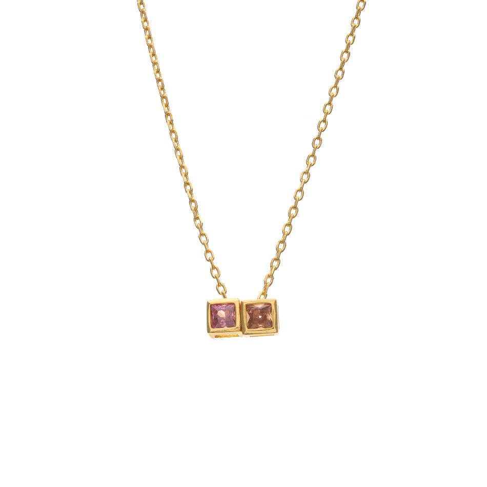 Twins Dots Casual Necklace