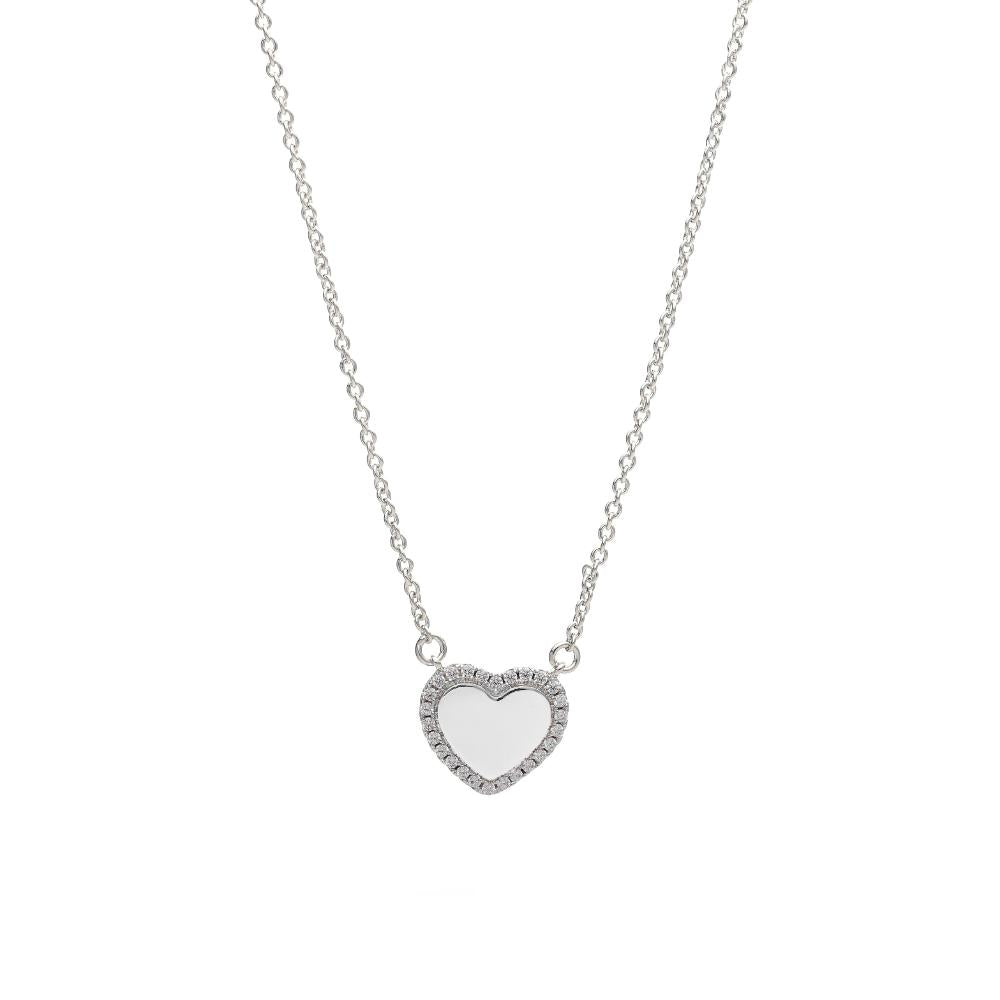 Blingy Heart Casual Necklace