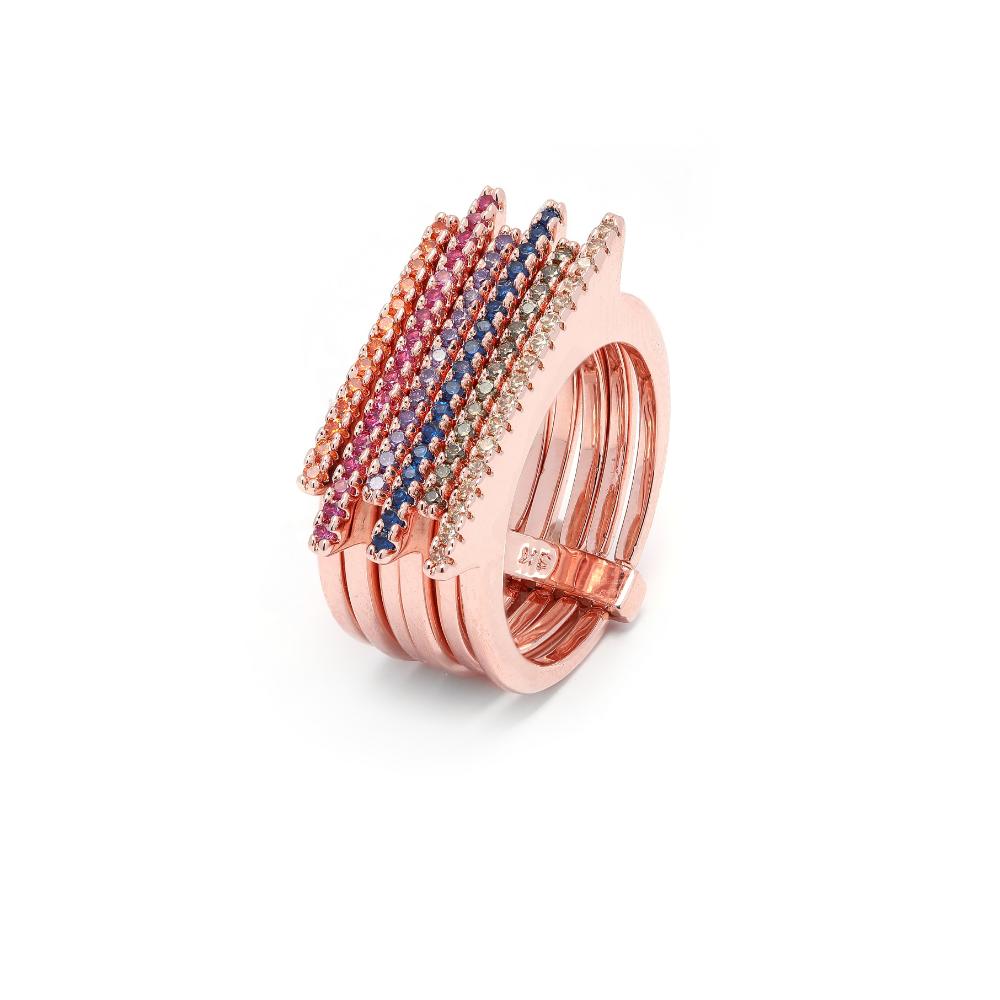 Chief Rainbow Casual Ring