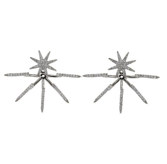 Star Spark Floating Casual Earrings