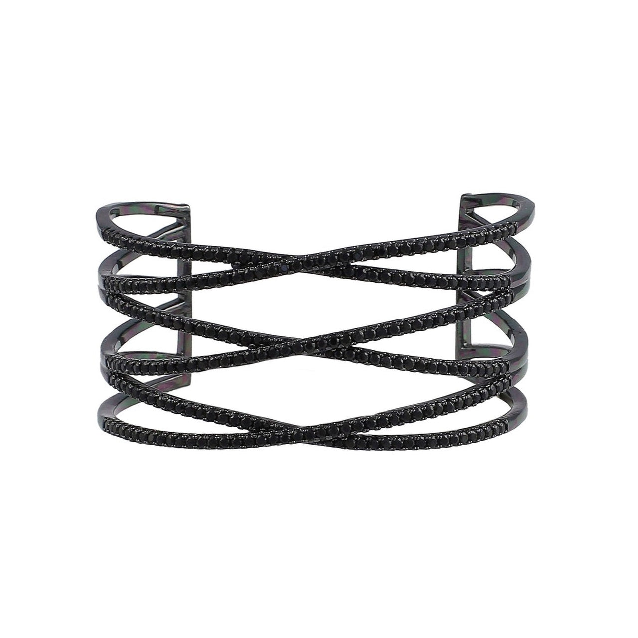 Triple X Open Bangle Bracelet