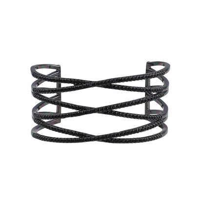 Triple X Open Bangle Bracelet