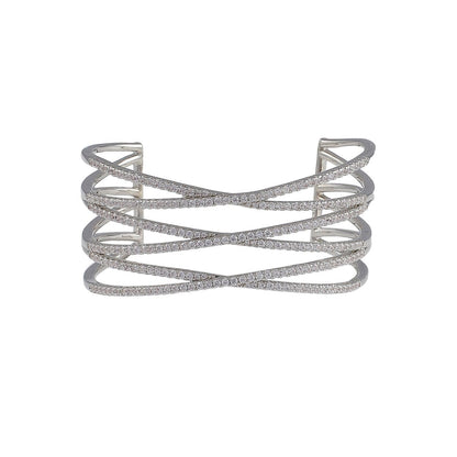Triple X Open Bangle Bracelet