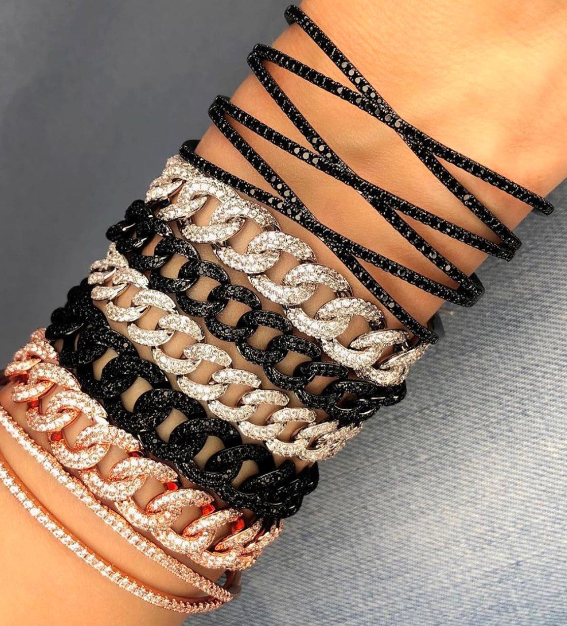 Triple X Open Bangle Bracelet