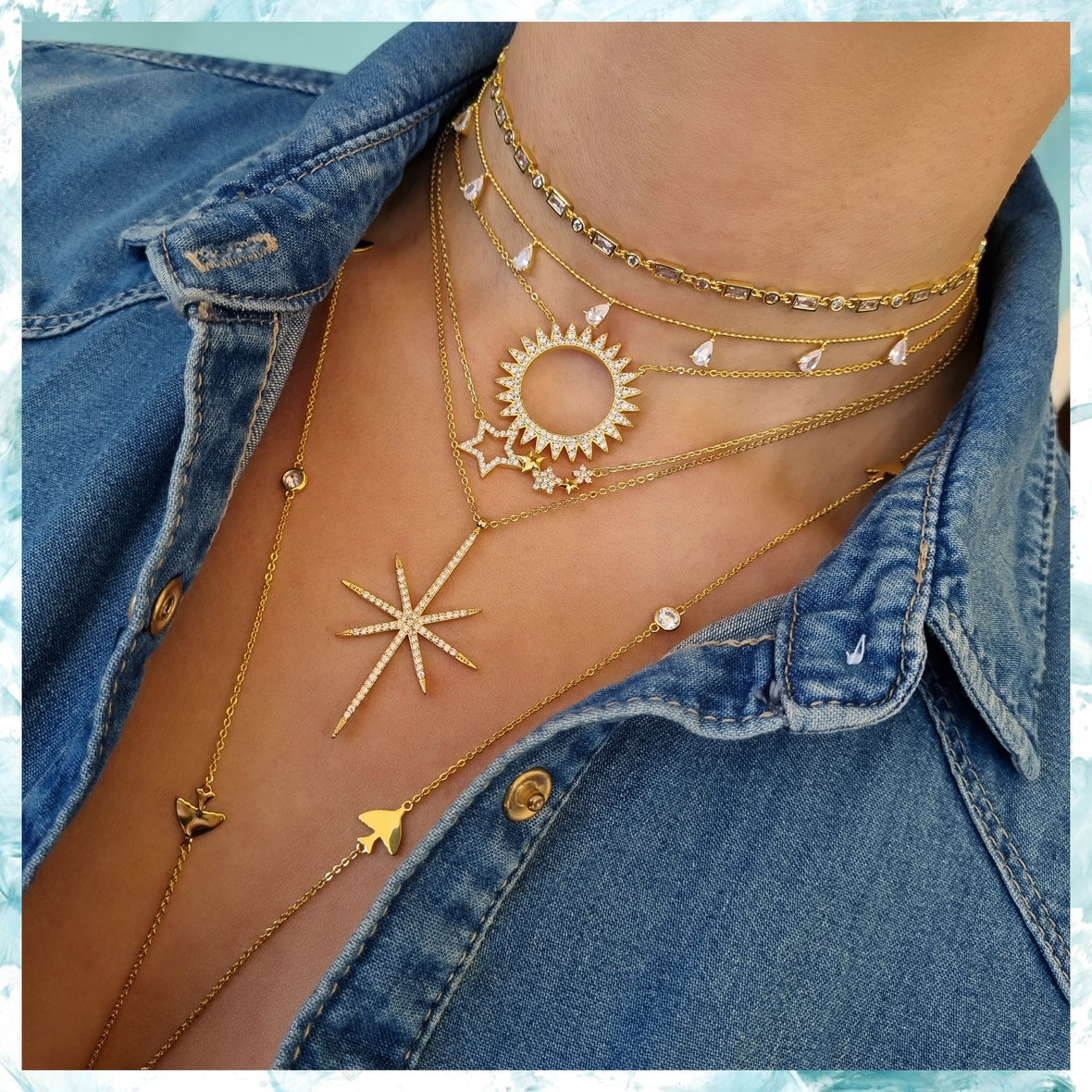 The Bright Sun Statement Casual Necklace